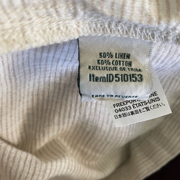 NEW LL Bean Textured Linen Anorak Size S - Picture 7 of 10